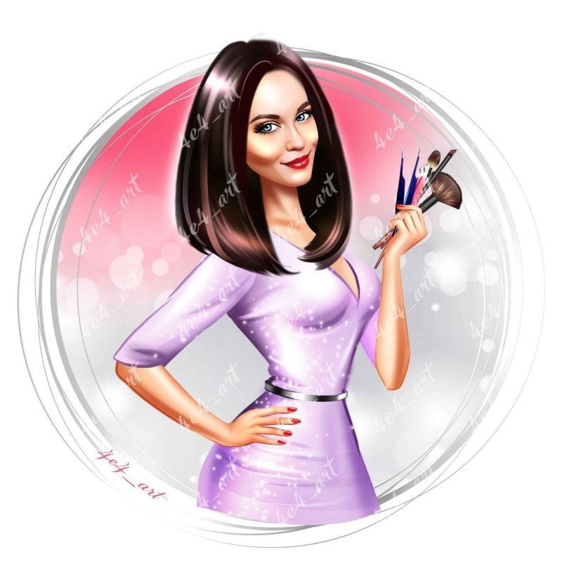 Бьюти шарж мастера маникюра