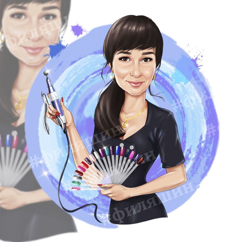 Мультяшные ногти