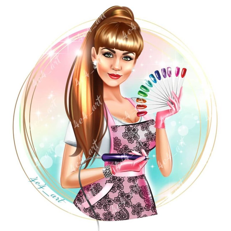 Красивые руки с маникюром