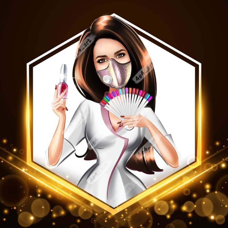 Мастер маникюра шарж