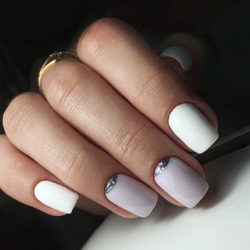 Белые ногти маникюр