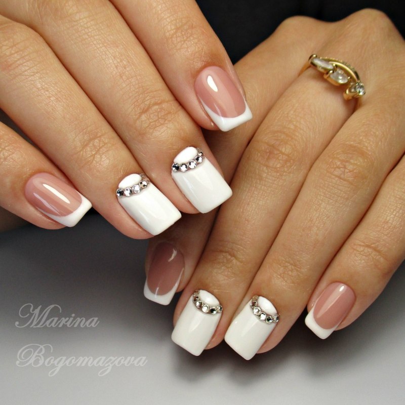 Белые ногти маникюр