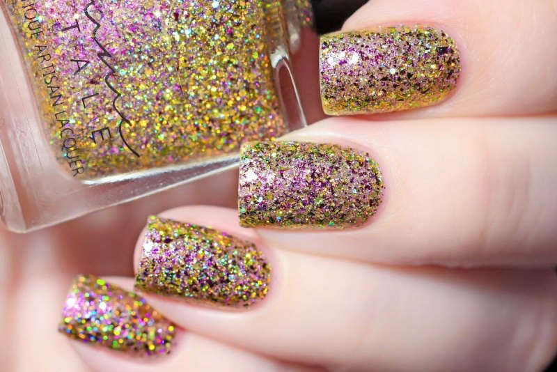 Нейл арт с блестками