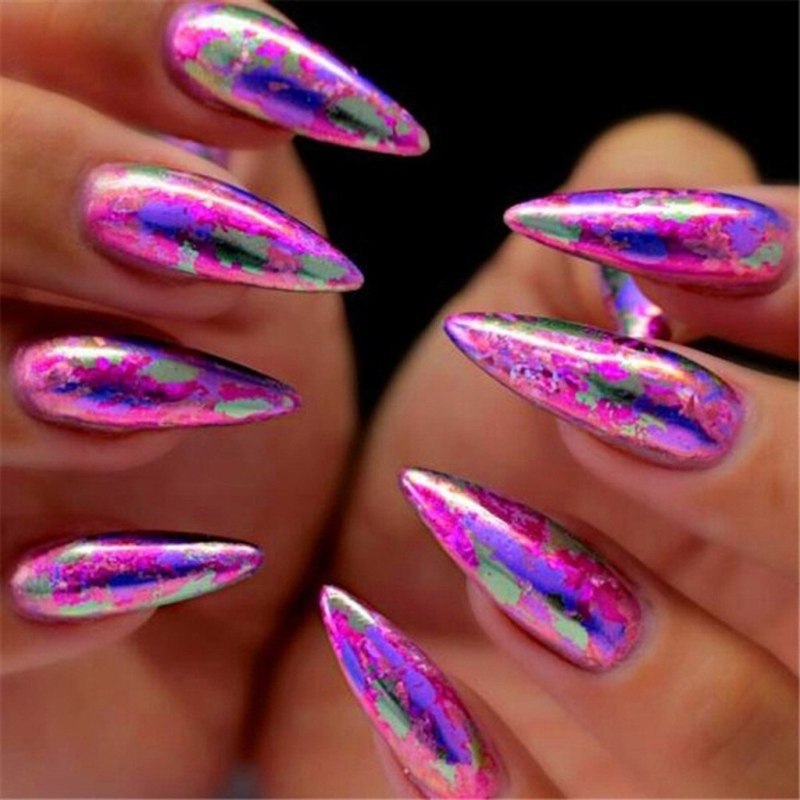 Радужные ногти