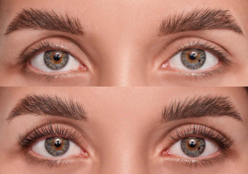 Ресницы классика натуральный эффект изгиб с