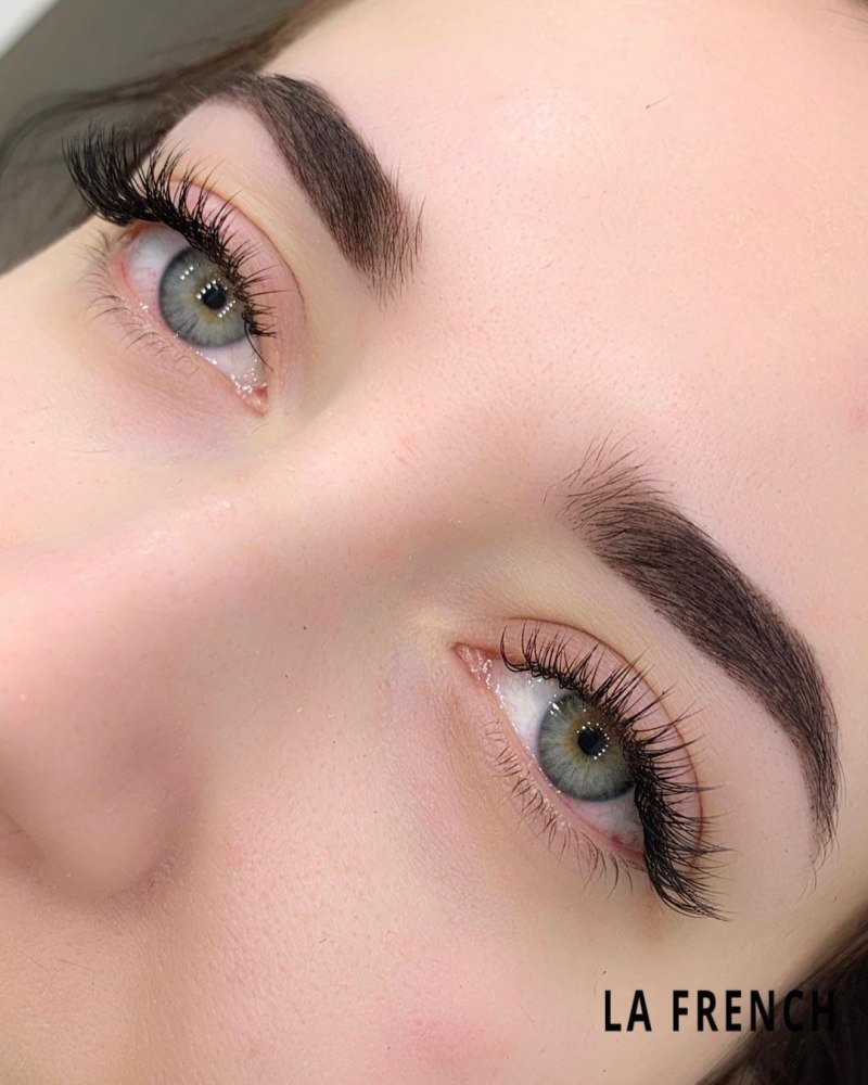 Эффект Кайли наращивание ресниц 2д