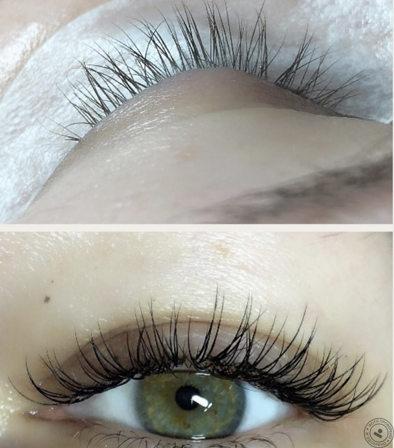 Наращивание ресниц эффект Кайли 1д