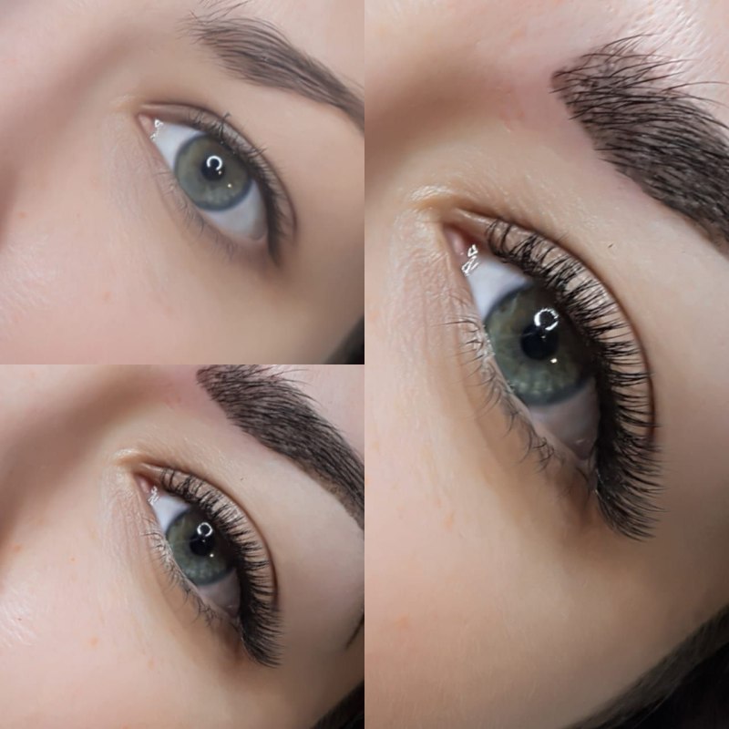 Нарощенные ресницы формы