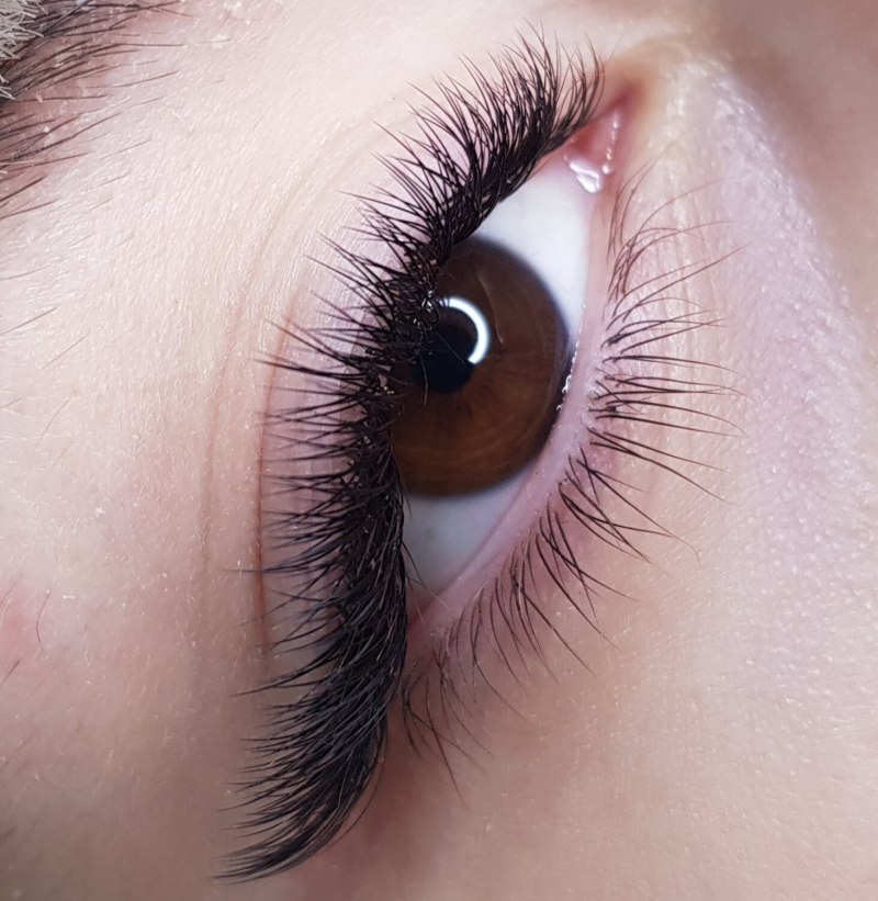 Нарощенные ресницы формы