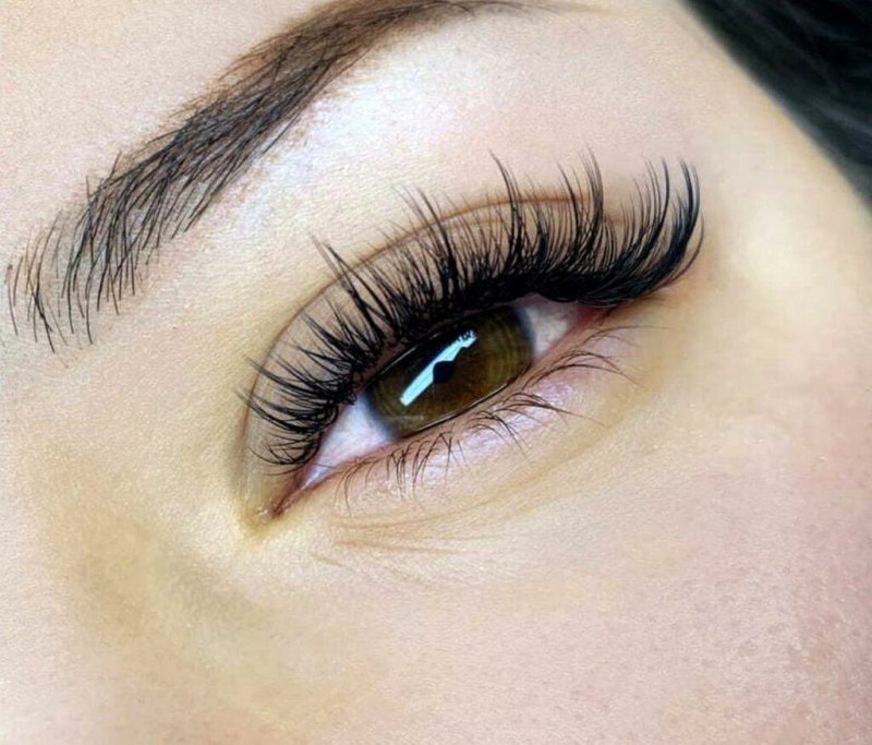 Наращивание 2д беличий эффект