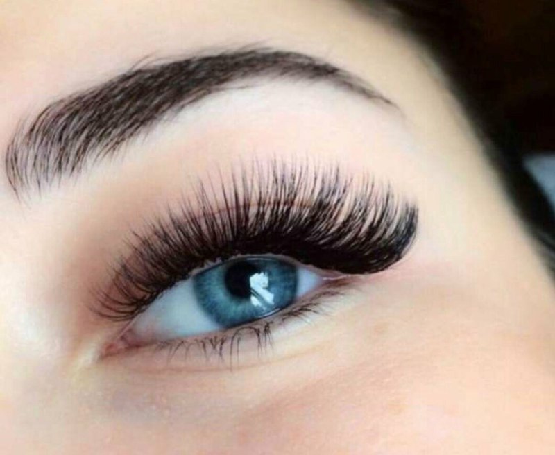 Нарщивание ресниц объёмы