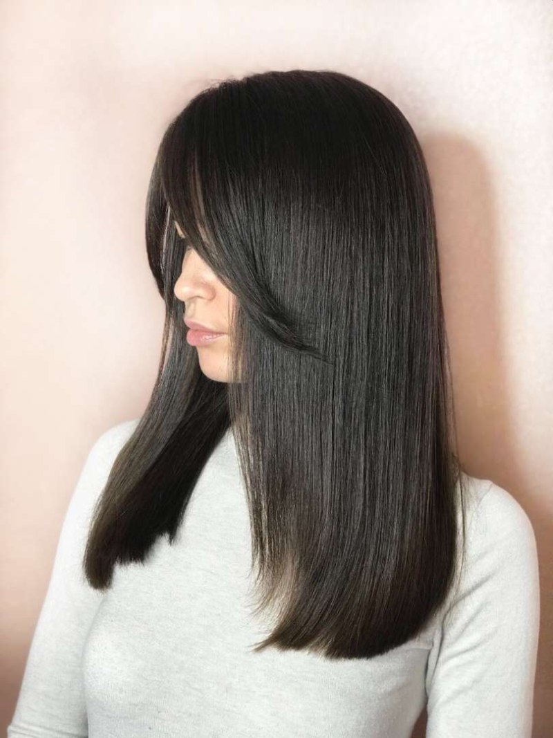 Стрижка каре ровный срез