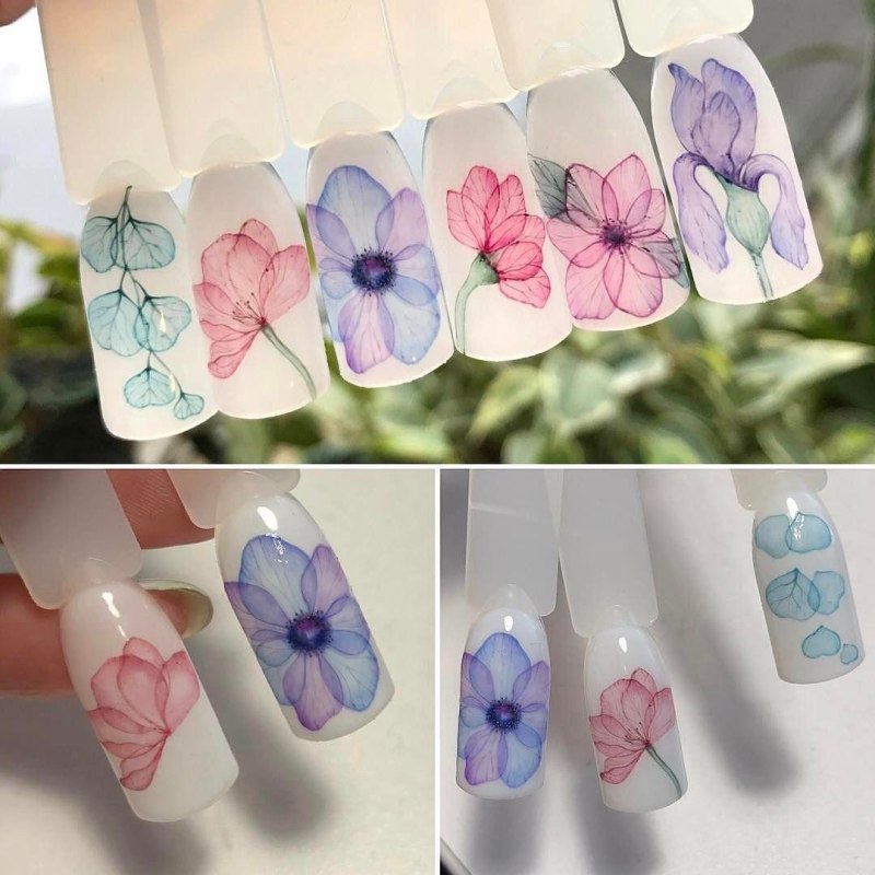 Акварельный маникюр