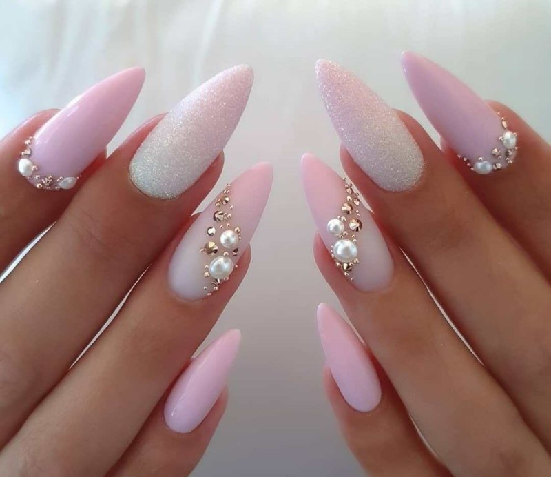 Свадебный френч миндаль