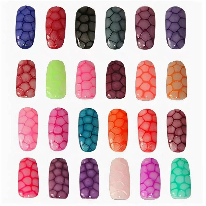 Маникюр змеиная кожа