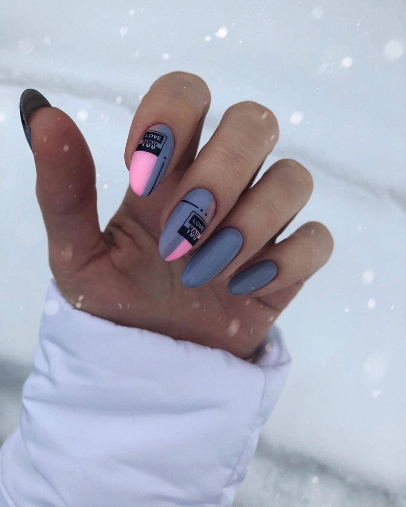 Подростковый маникюр на длинные