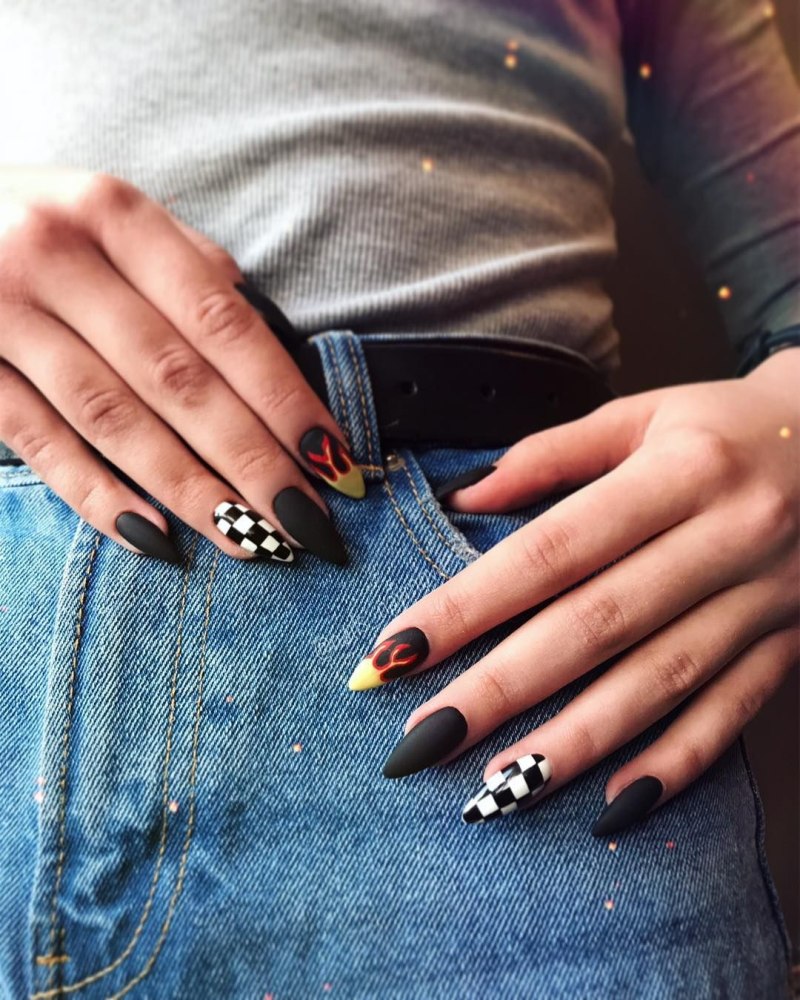 Маникюр на короткие ногти подростку