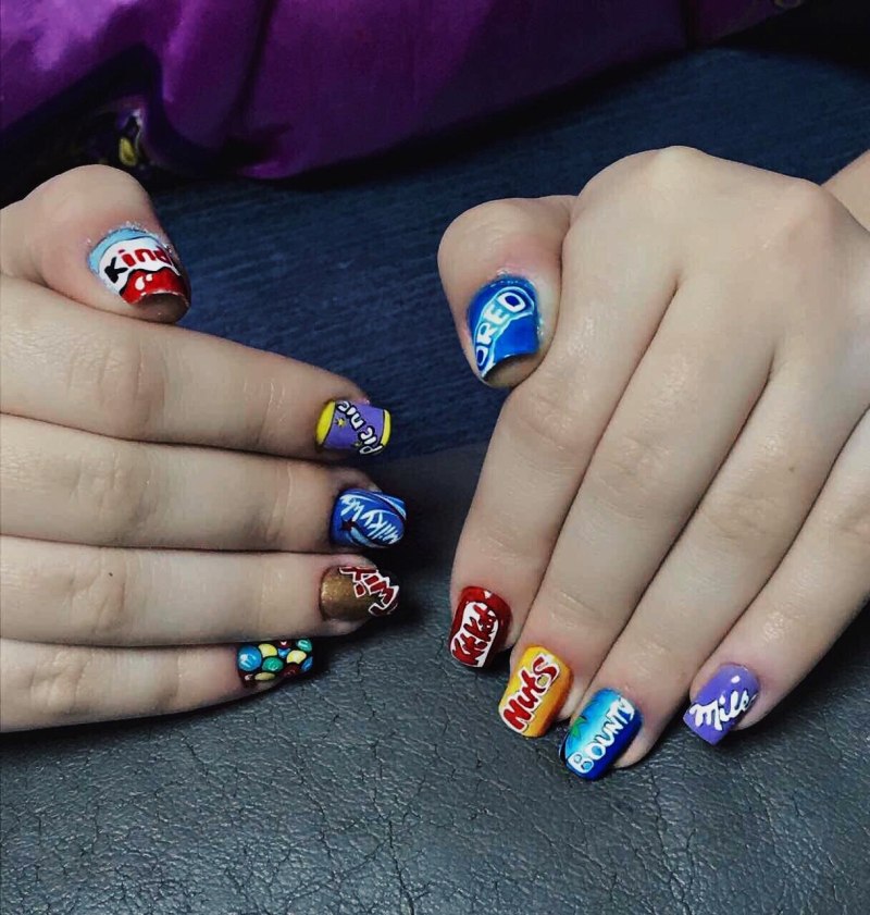 Красивые ногти для подростка