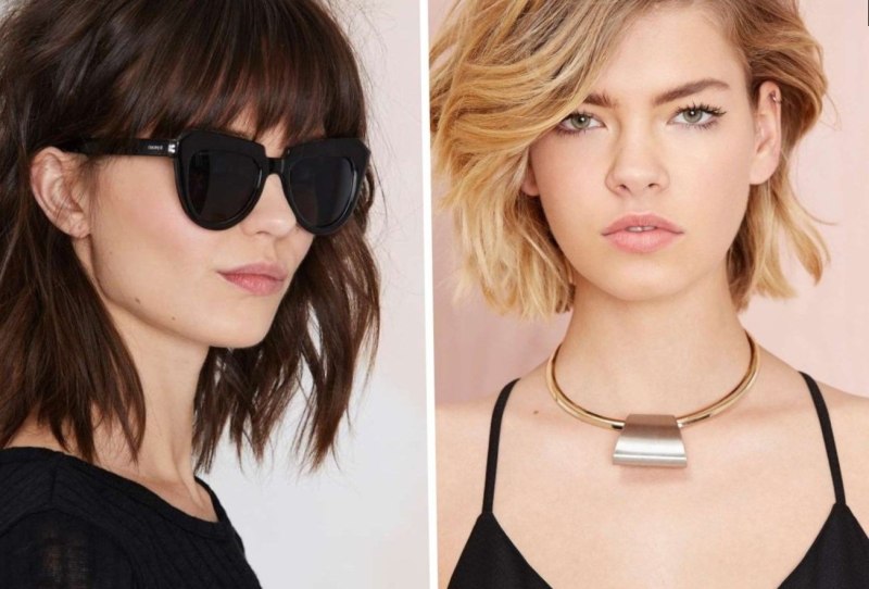 Стрижки с челкой 2017