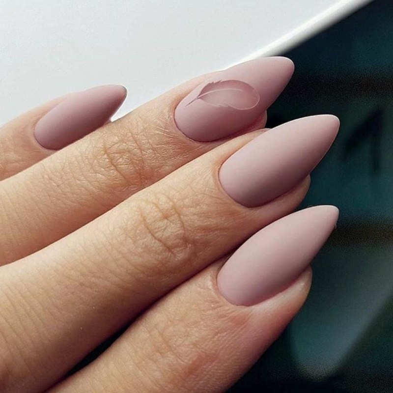 Матовый нюд миндаль 2