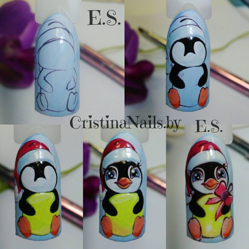 Новогодняя подборка пингвина 2022