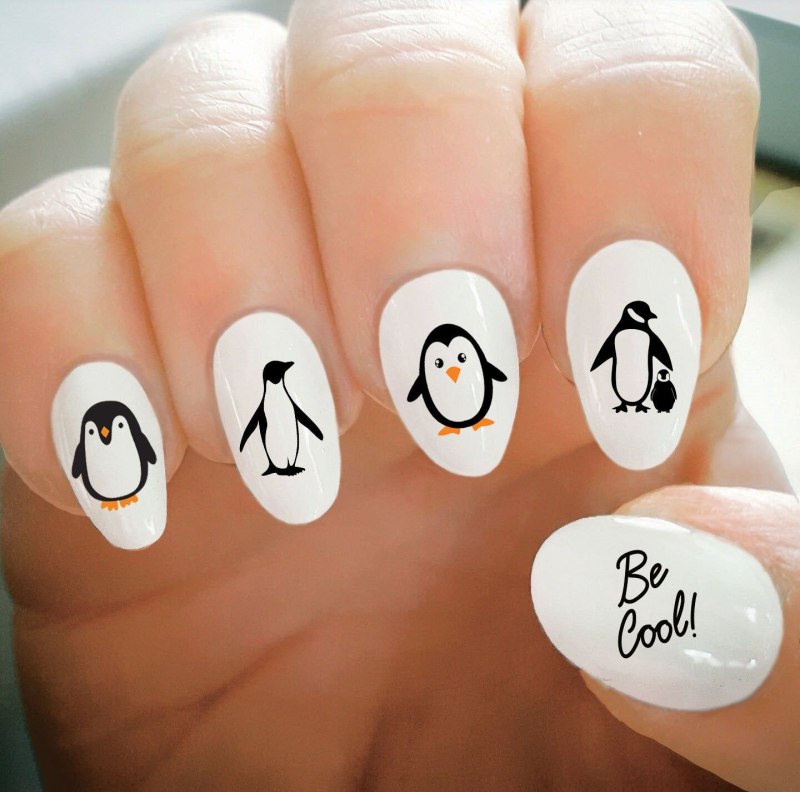 Маникюр мультяшки пошагово