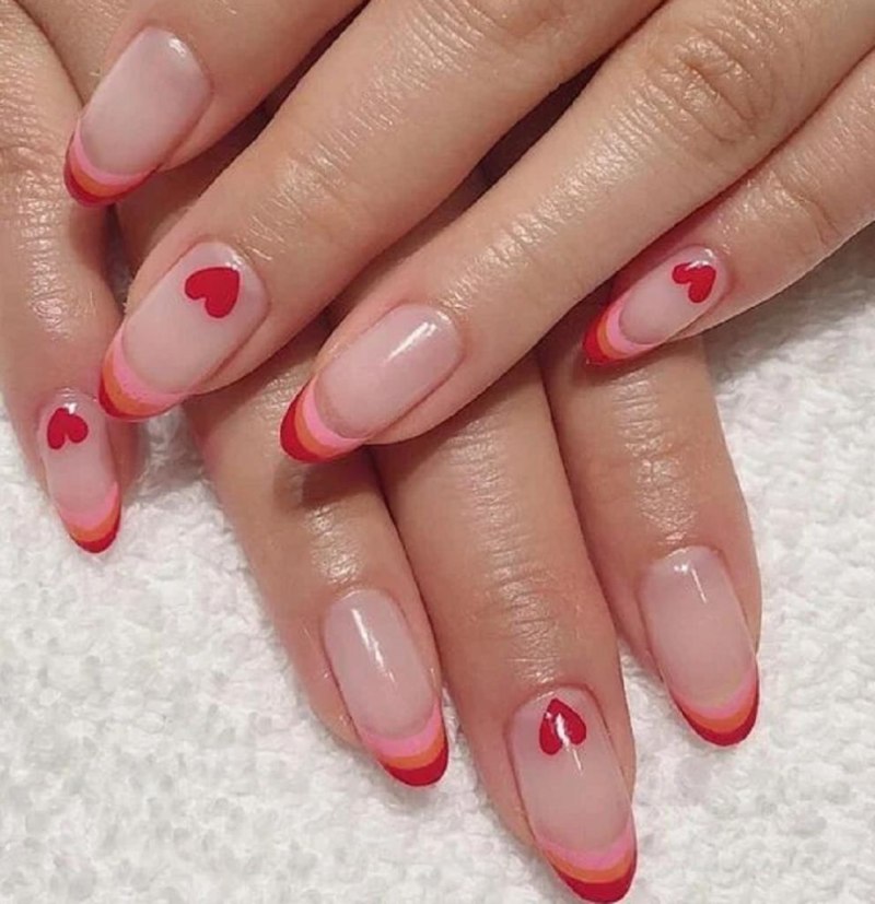 Красивое наращивание ногтей