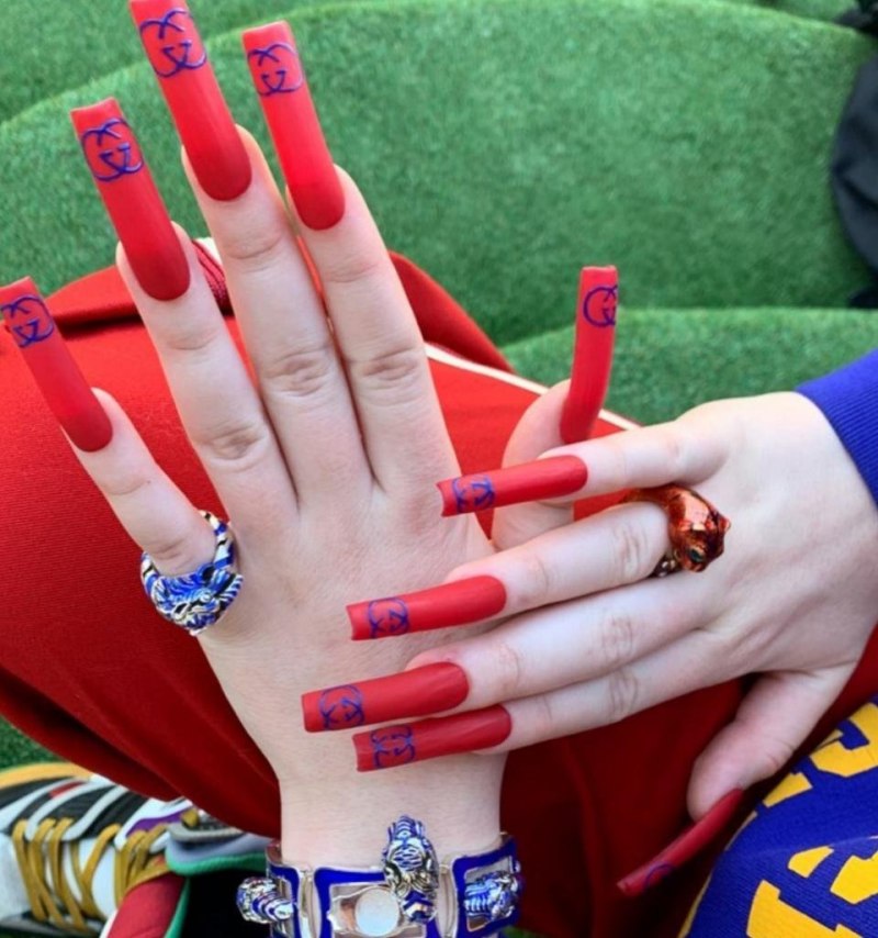 Длинные ногти Эстетика