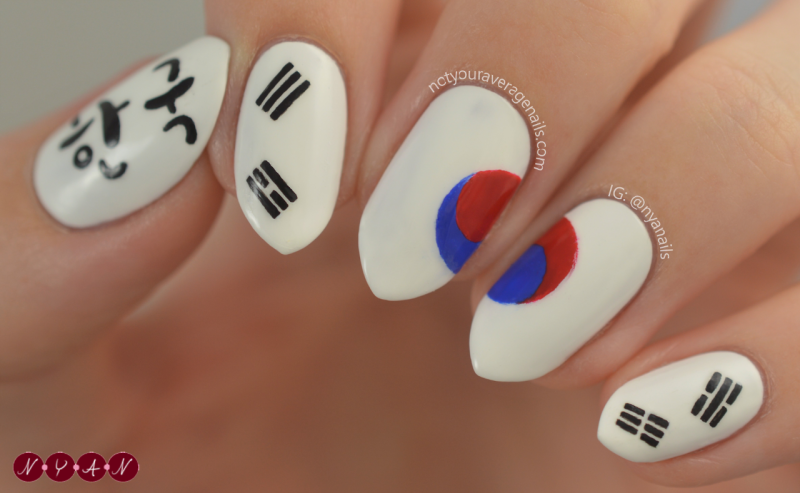 Ногти с БТС АРМИ