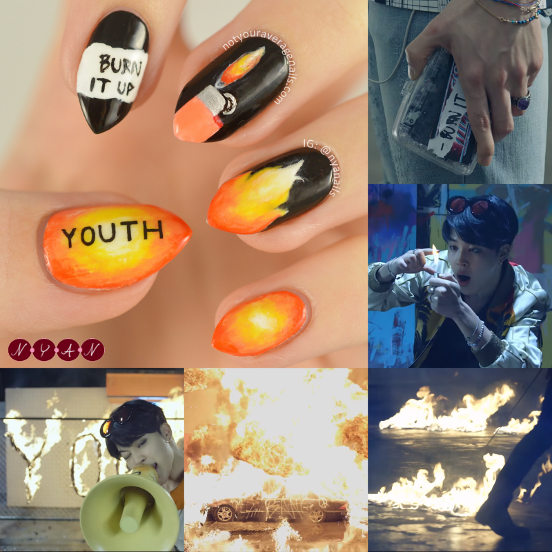 Ногти Butter BTS