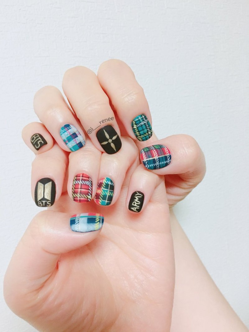 Ногти БТС BTS