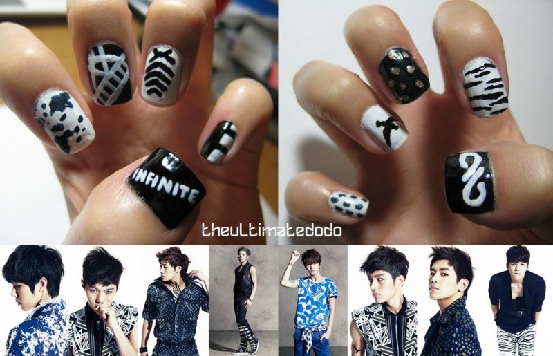 Ногти с БТС АРМИ