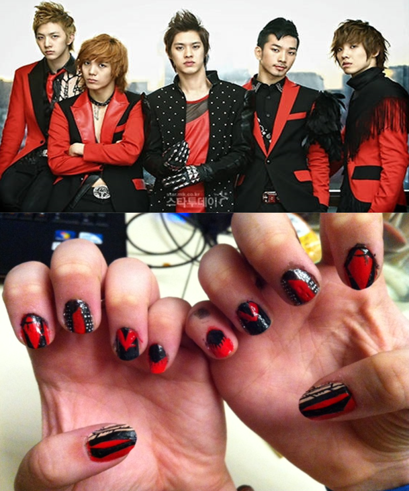 Маникюр БТС АРМИ bt21