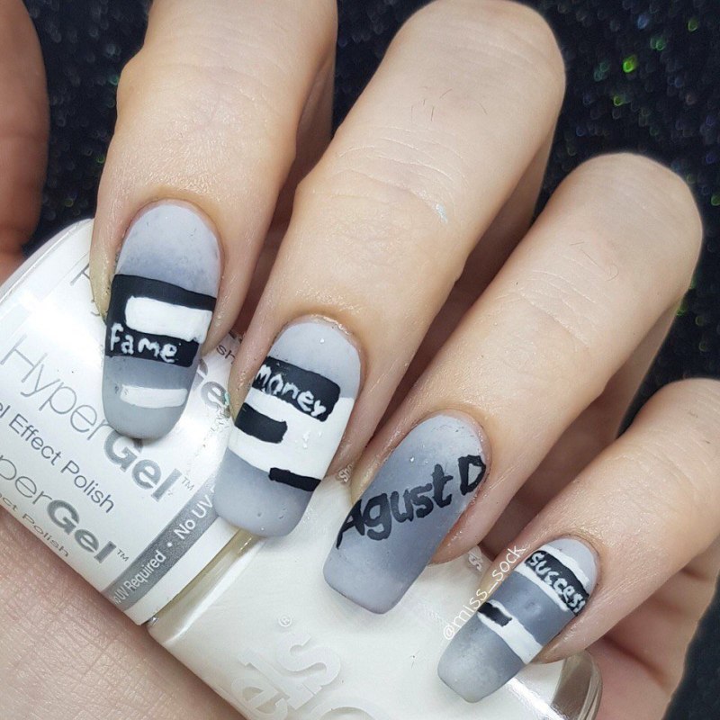 Маникюр БТС АРМИ