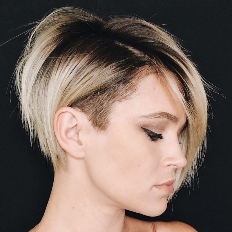 Стрижка Пикси андеркат Боб