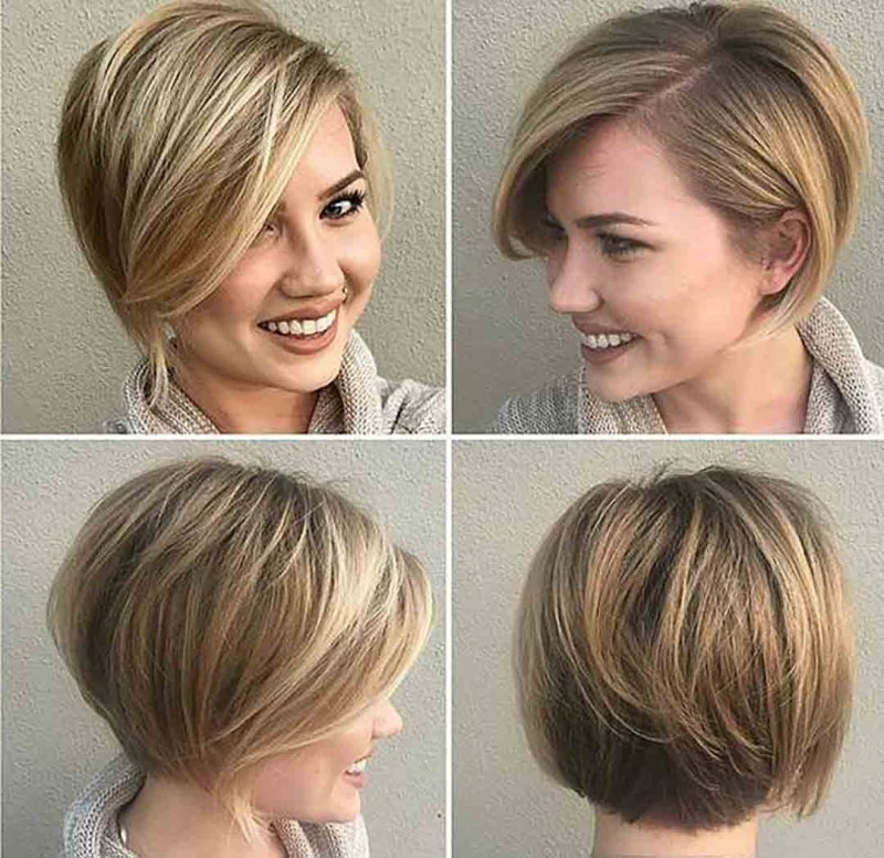 Стрижка Пикси-Боб для круглого лица