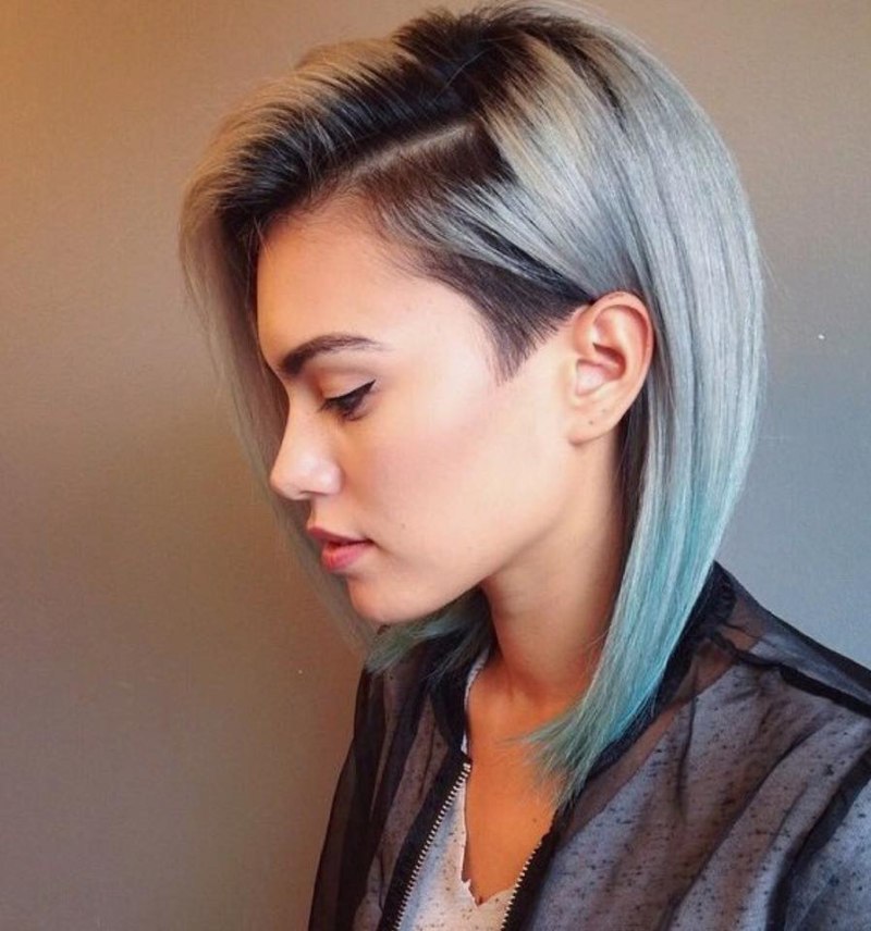 Андеркат женская стрижка каре