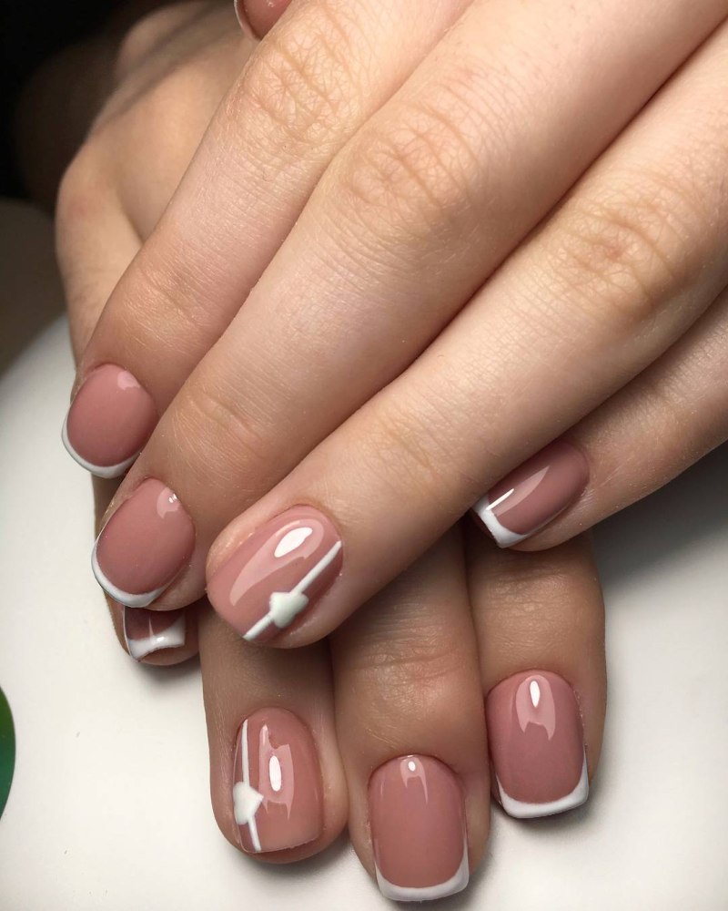 Шеллак френч градиент