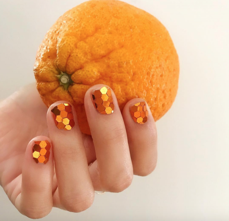 Оранжевый френч