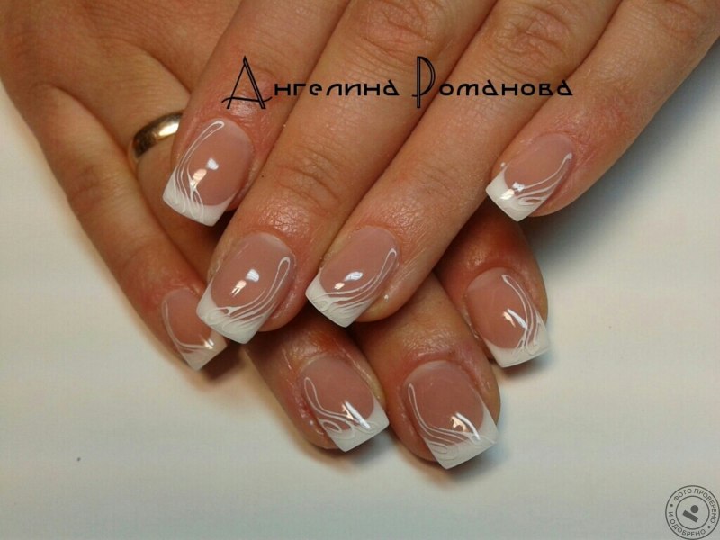 Ногти френч