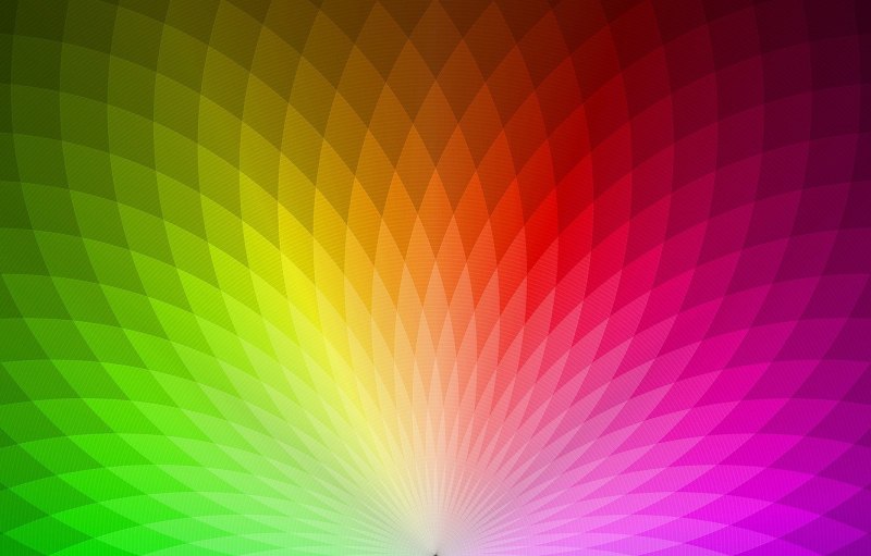 Радужное переливание цветов