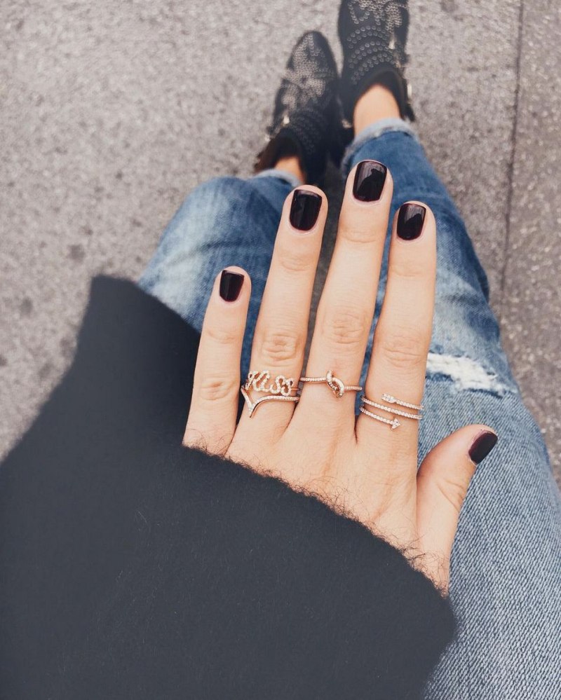 Дизайн ногтей на темные руки