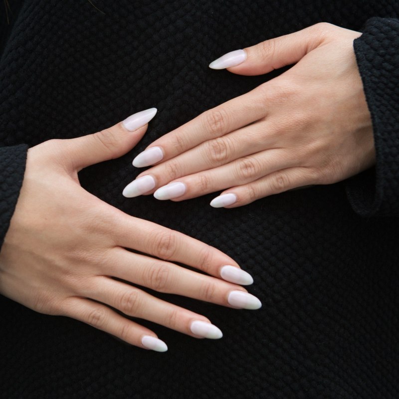 Ногти однотонные