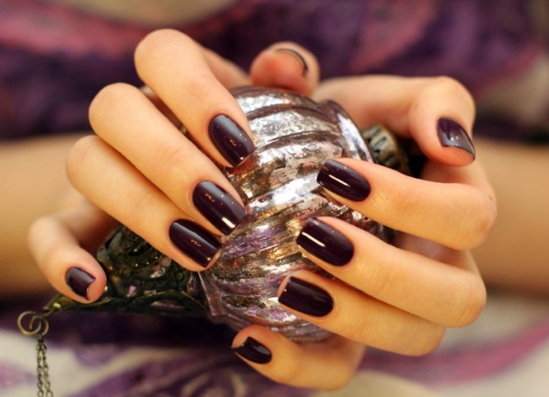 Черные ногти мужские