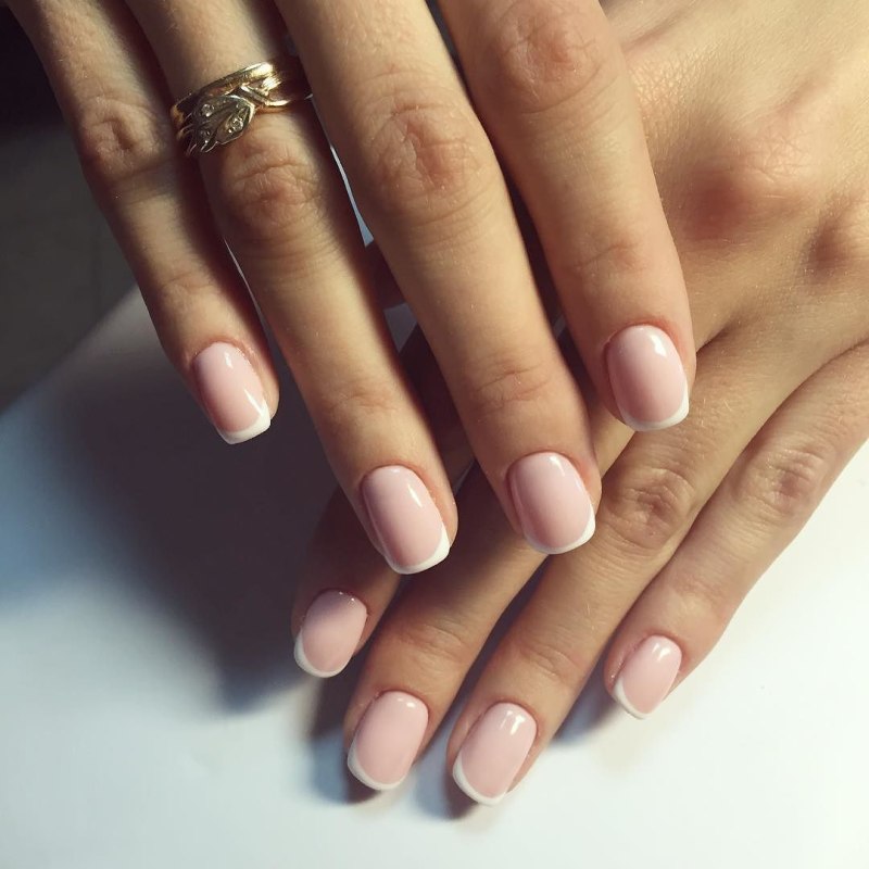 Ногти однотонные