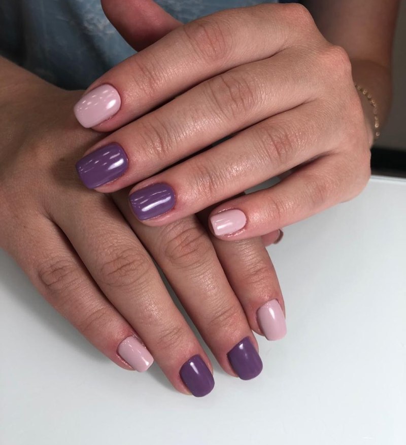 Белый однотонный маникюр на короткие ногти