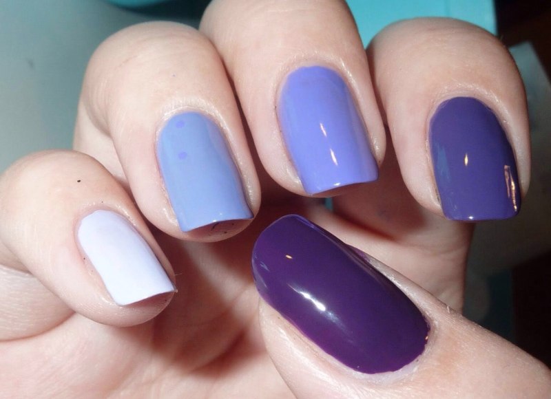 Шеллак френч градиент