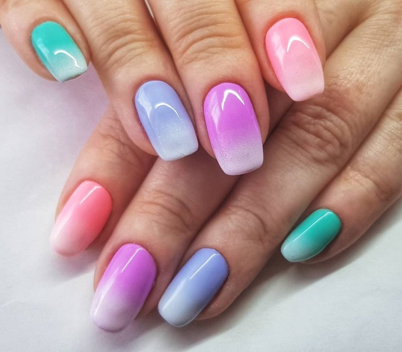 Маникюр градиент