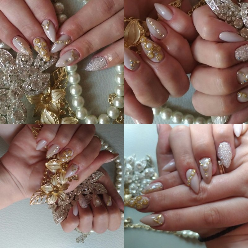 Стразы на ногах