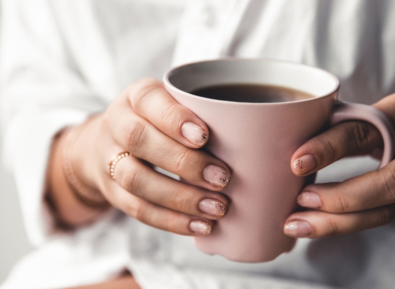 Осенний маникюр Минимализм